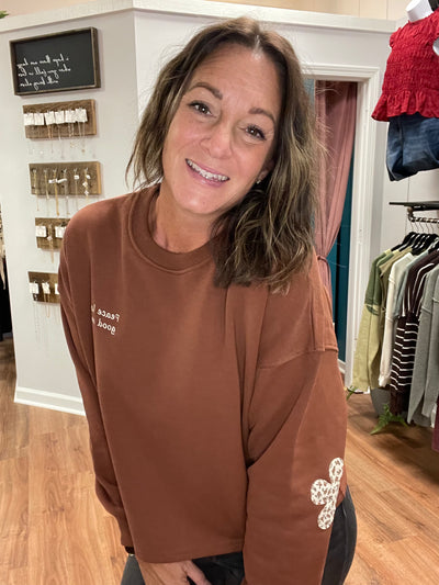 Peace Looks Good Crewneck Sweatshirt