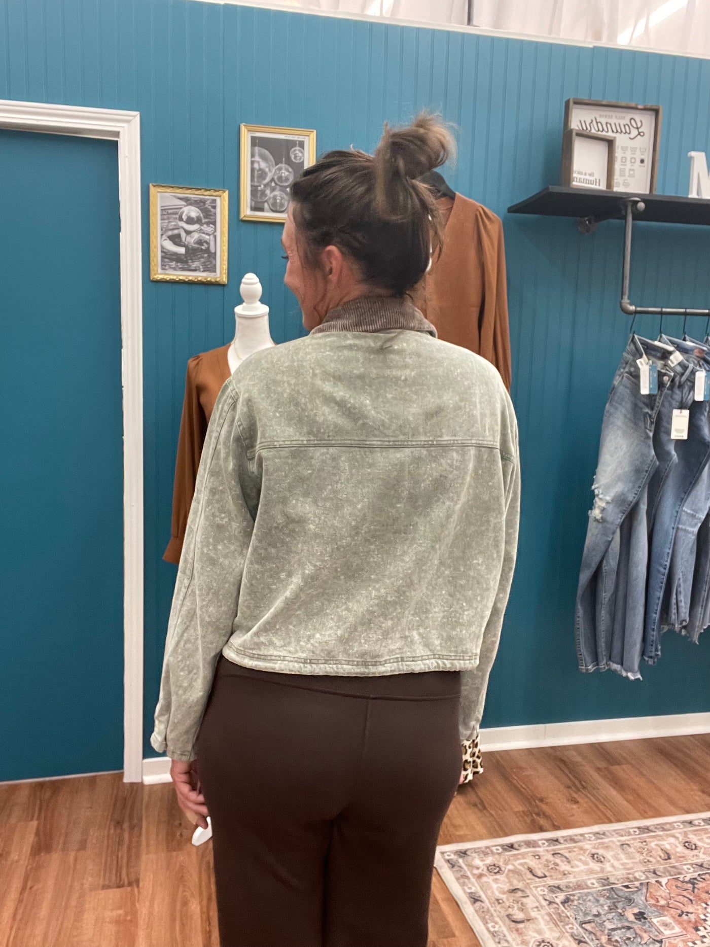 Jordan Corduroy Collar Denim Jacket