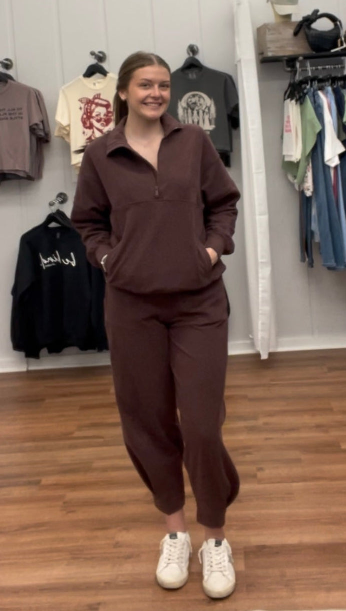 Melody Super Soft Quarter Zip & Jogger SET