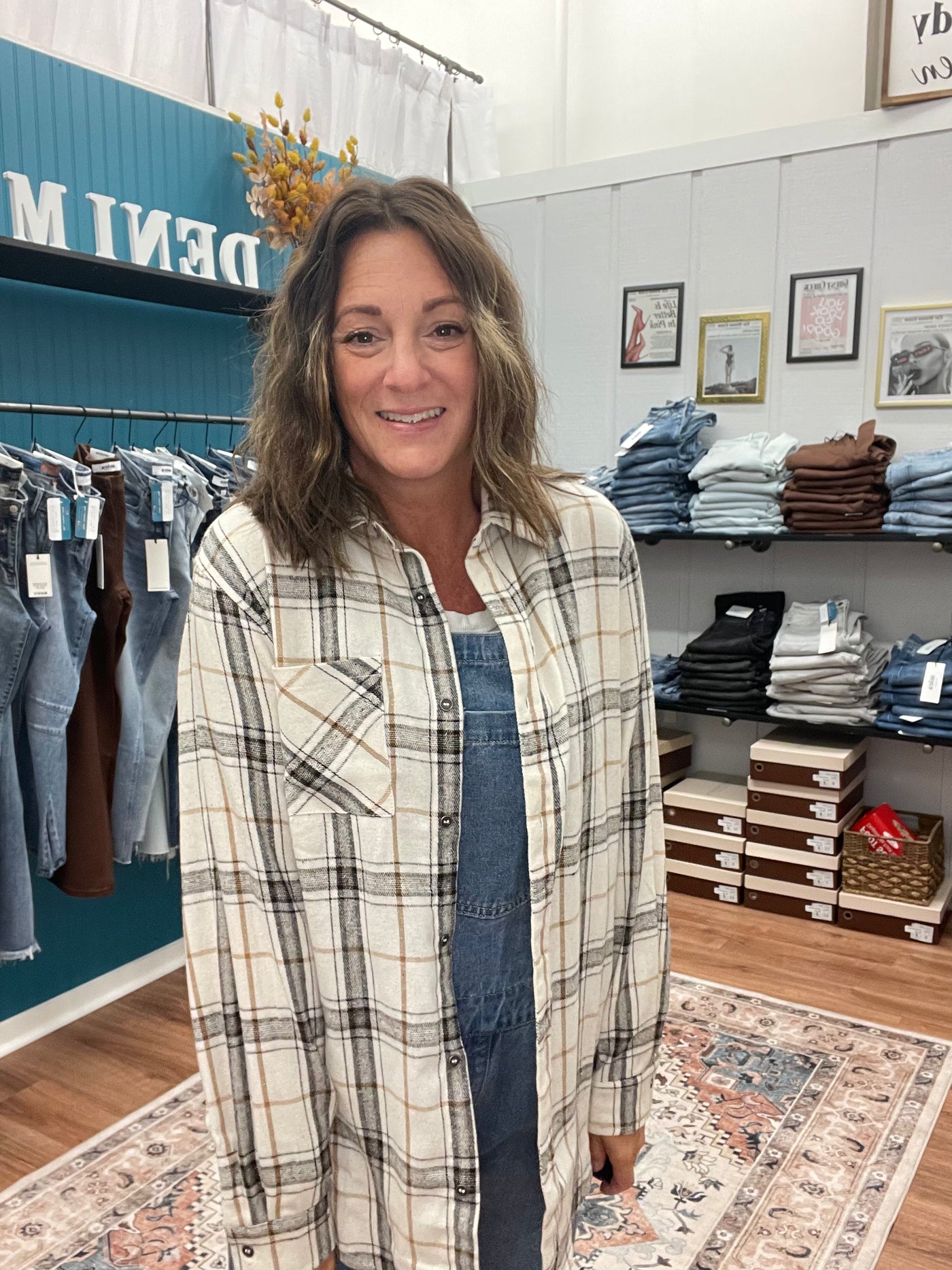 Stacks Oversized Flannel Shirt