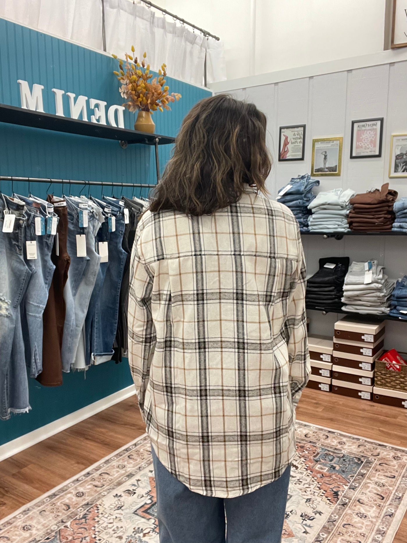 Stacks Oversized Flannel Shirt