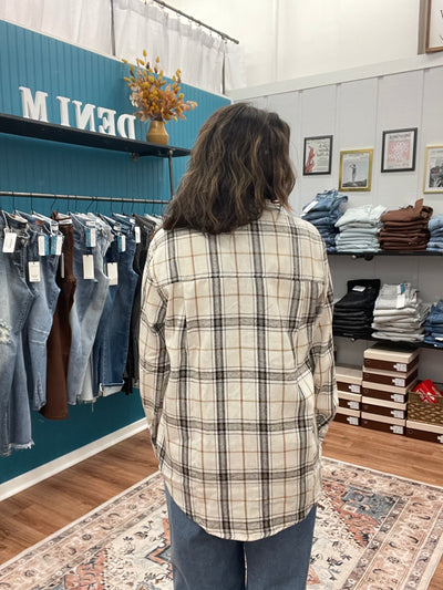 Stacks Oversized Flannel Shirt