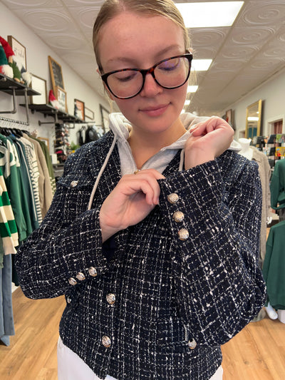 Annabel Tweed Hoodie Jacket