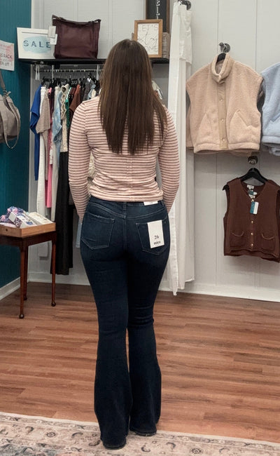 Tampa Mid Rise Flare Denim