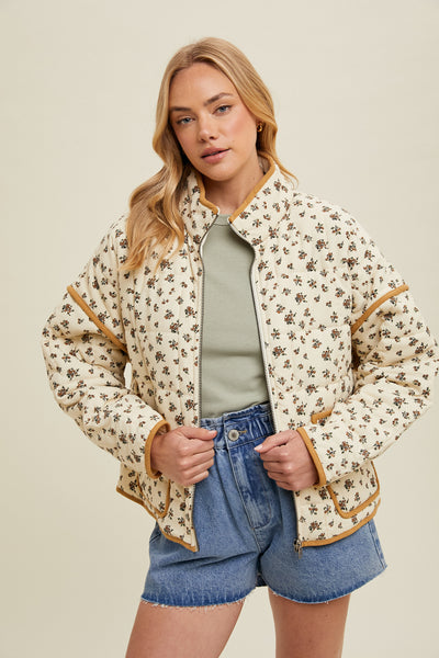 Stella Floral Quilted Jacket