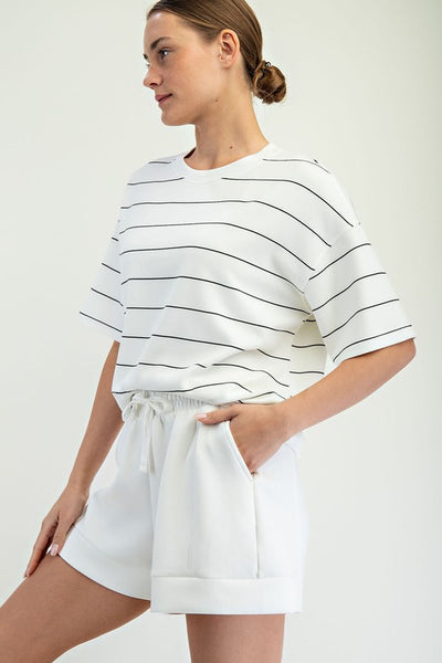 Allison Butter Soft Striped Top
