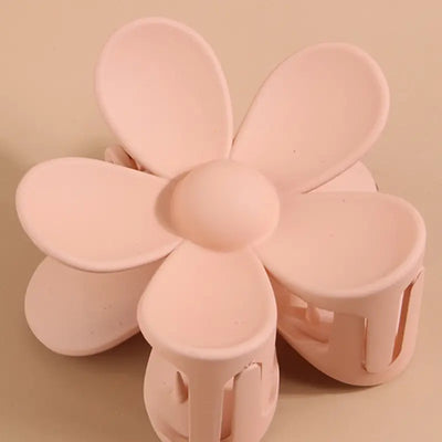Matte Flower Hair Claw Clip