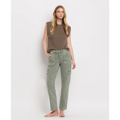 Culver High Rise Cargo Denim