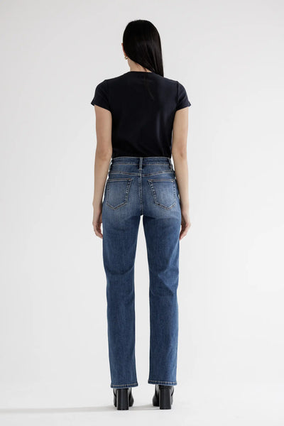 Greensboro High Rise Straight Denim