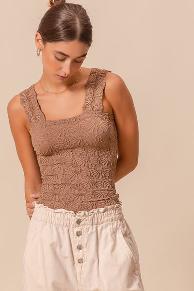 Allie Jacquard Seamless Tank