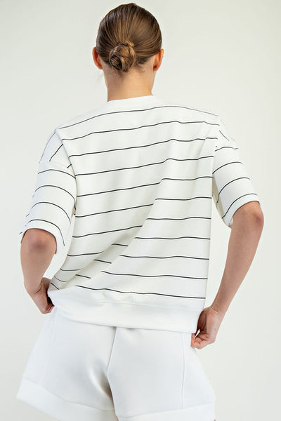 Allison Butter Soft Striped Top