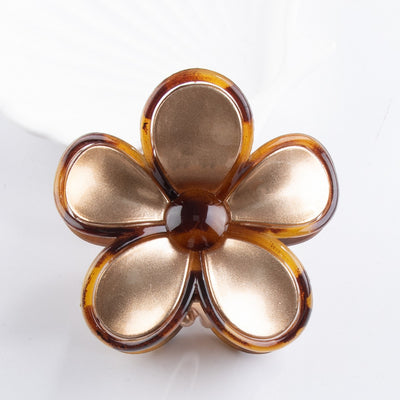 Matte Flower Hair Claw Clip