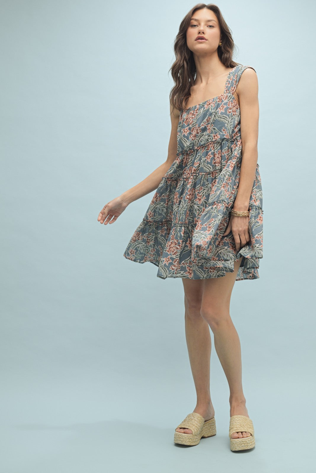Ainsley Tiered Mini Dress