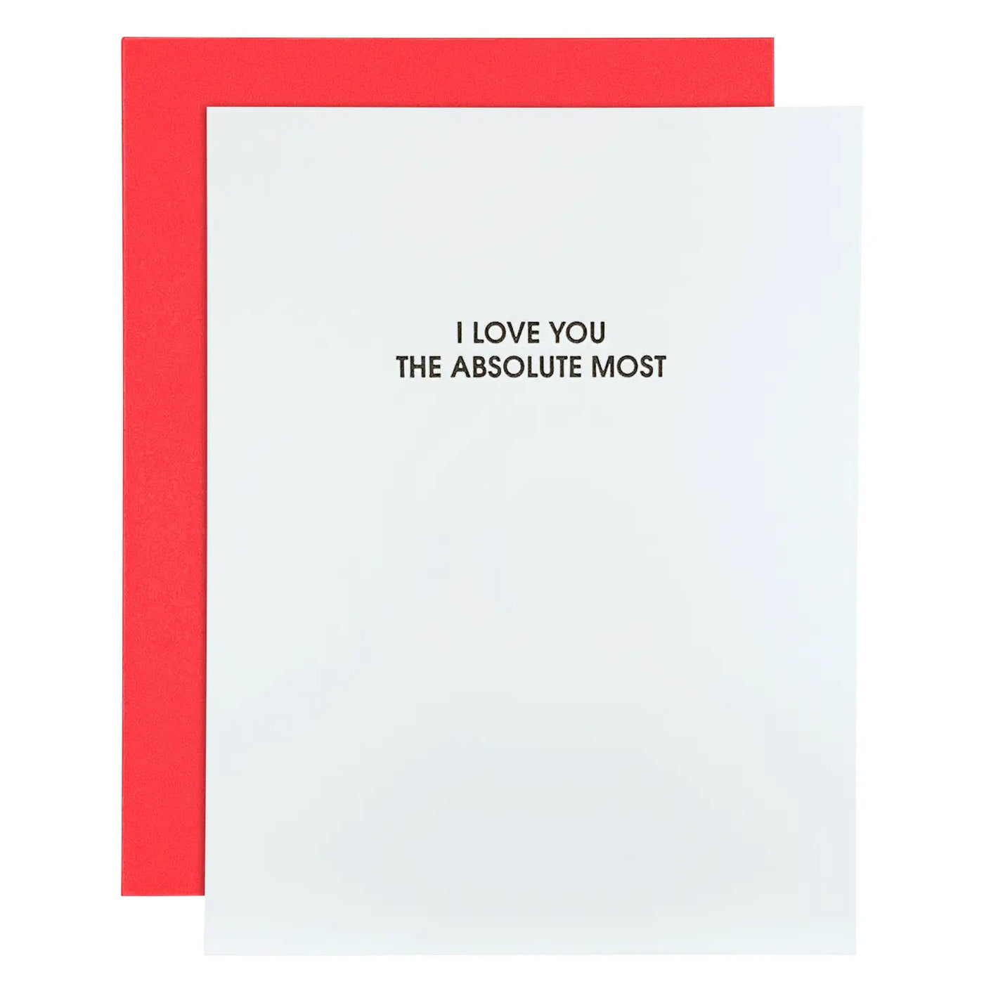 LOL Cheese Letterpress Greeting Cards