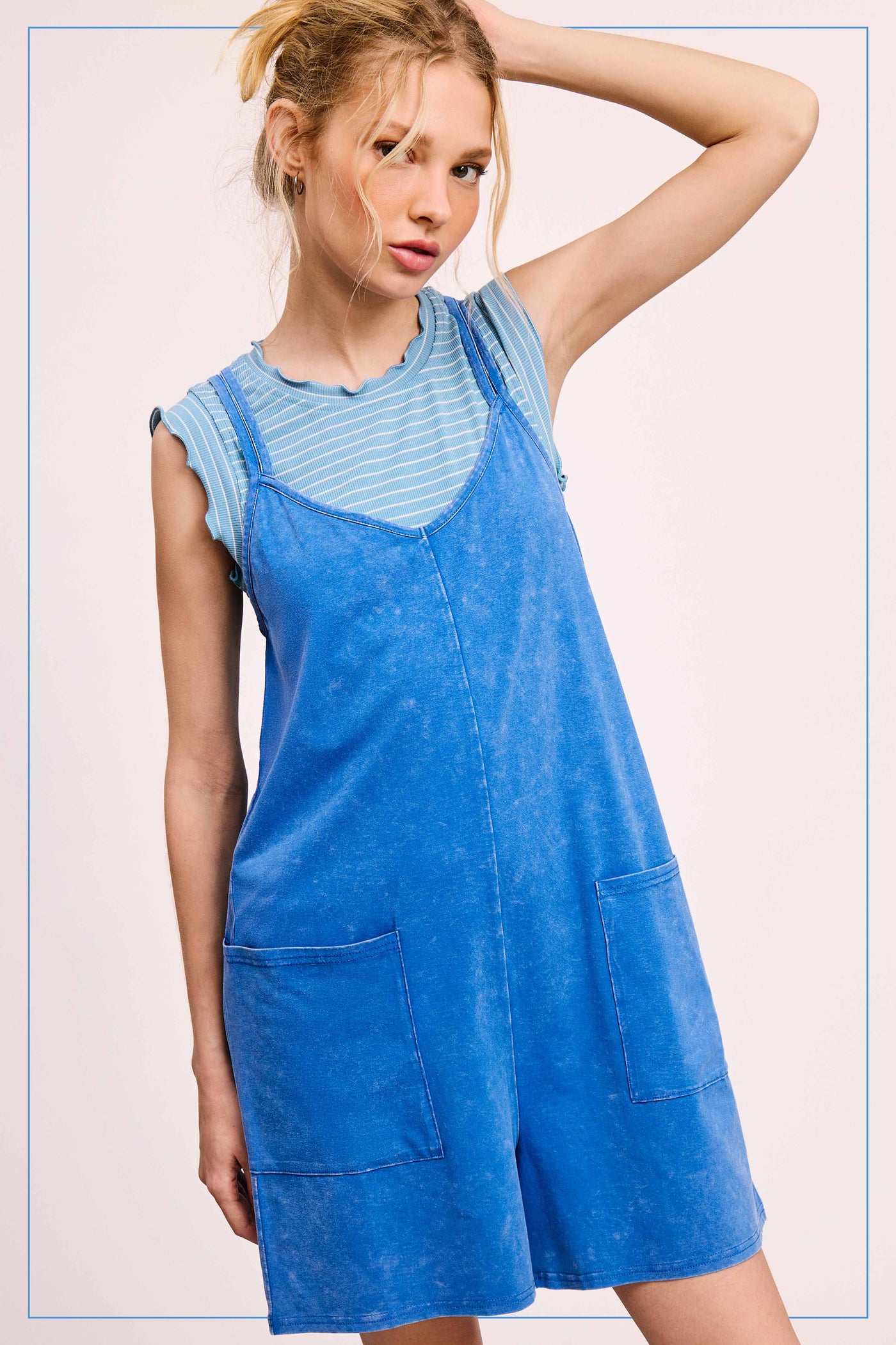 Gayle Adjustable Tank Romper