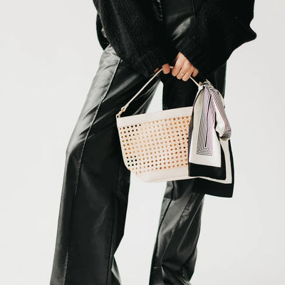 Classic Satin Striped Scarf