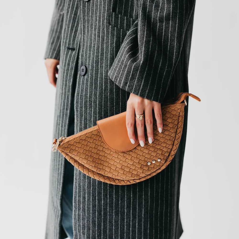 Selena Suede Flap Crossbody Handbag