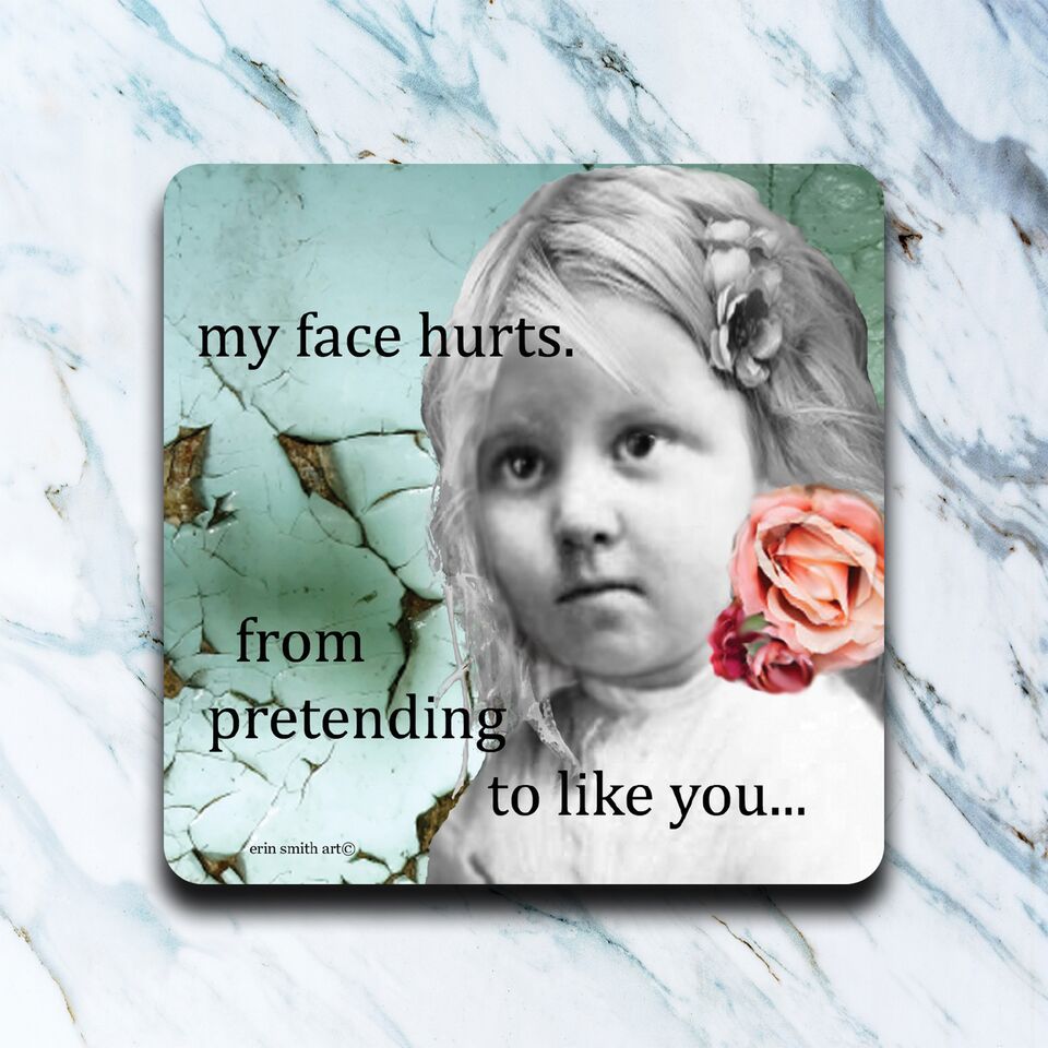 Witty Neoprene Drink Coasters