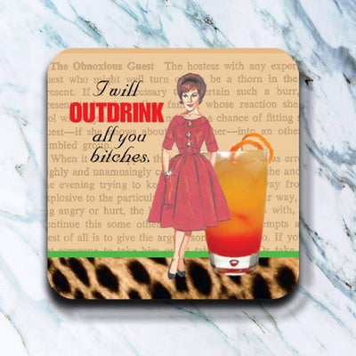 Witty Neoprene Drink Coasters