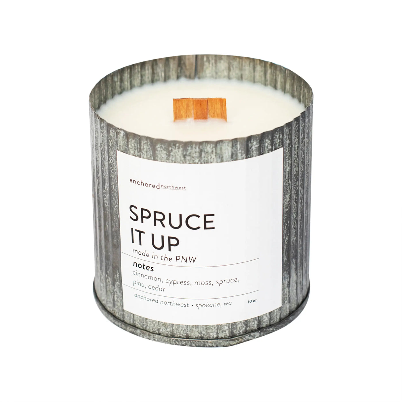 Wood Wick Rustic Farmhouse Soy Candle 10 oz.