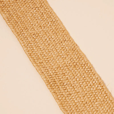 Avie Wide Straw Belt