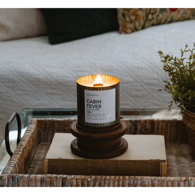 Wood Wick Rustic Farmhouse Soy Candle 10 oz.